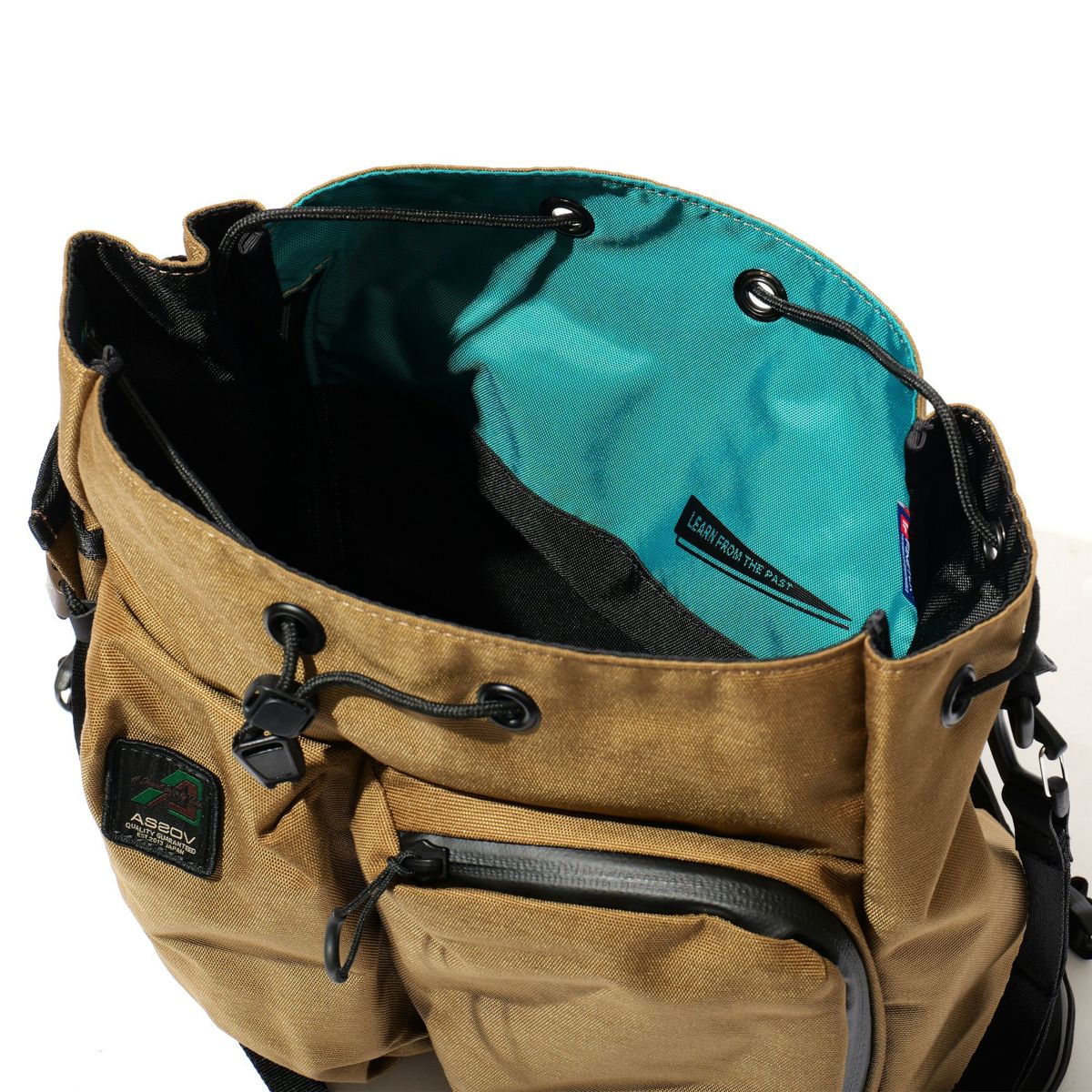 AS2OV アッソブ 330×1000D CORDURA STANDARD SERIES 330×1000D コーデュラ スタンダードシリーズ ドローストリングショルダー 152324