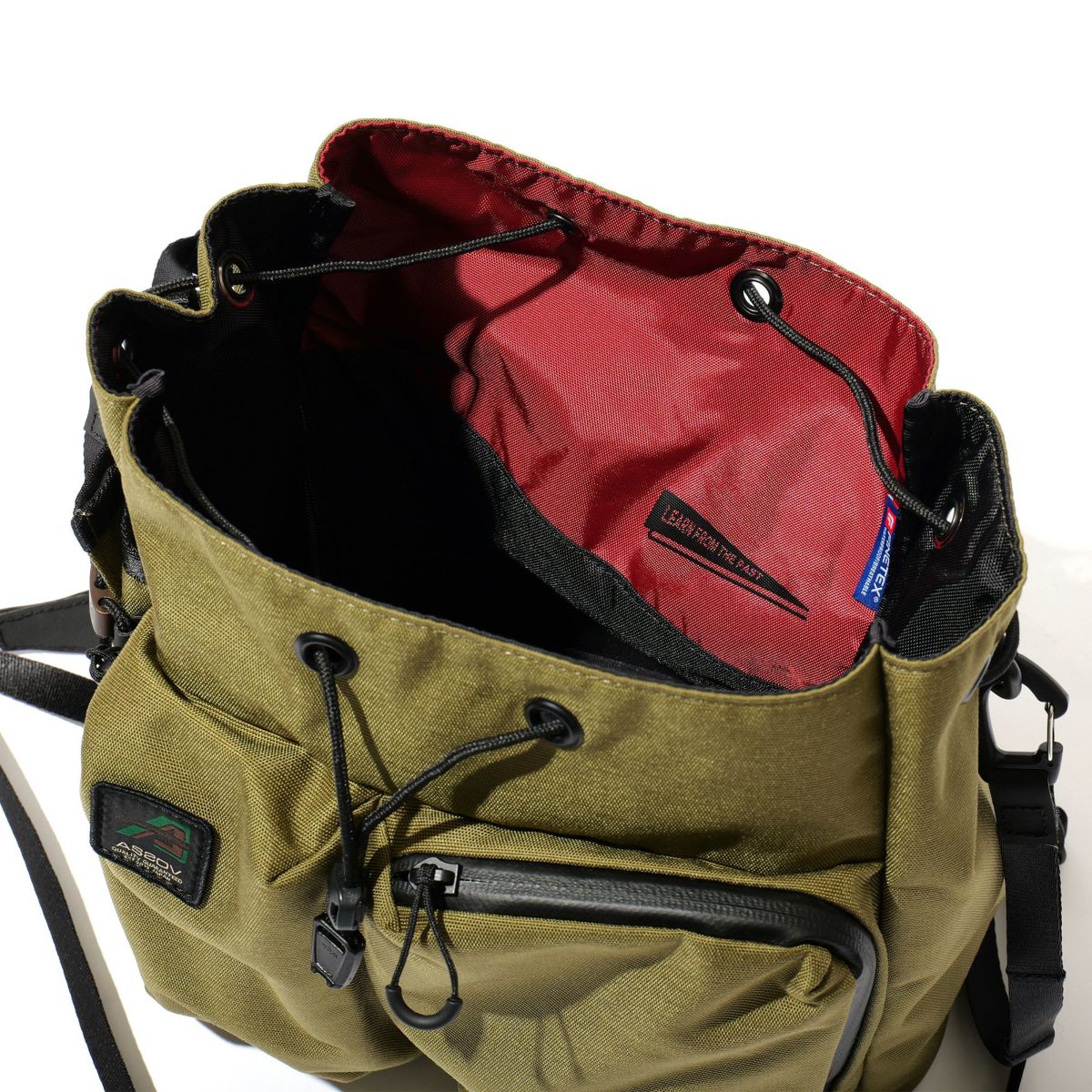 AS2OV アッソブ 330×1000D CORDURA STANDARD SERIES 330×1000D コーデュラ スタンダードシリーズ ドローストリングショルダー 152324