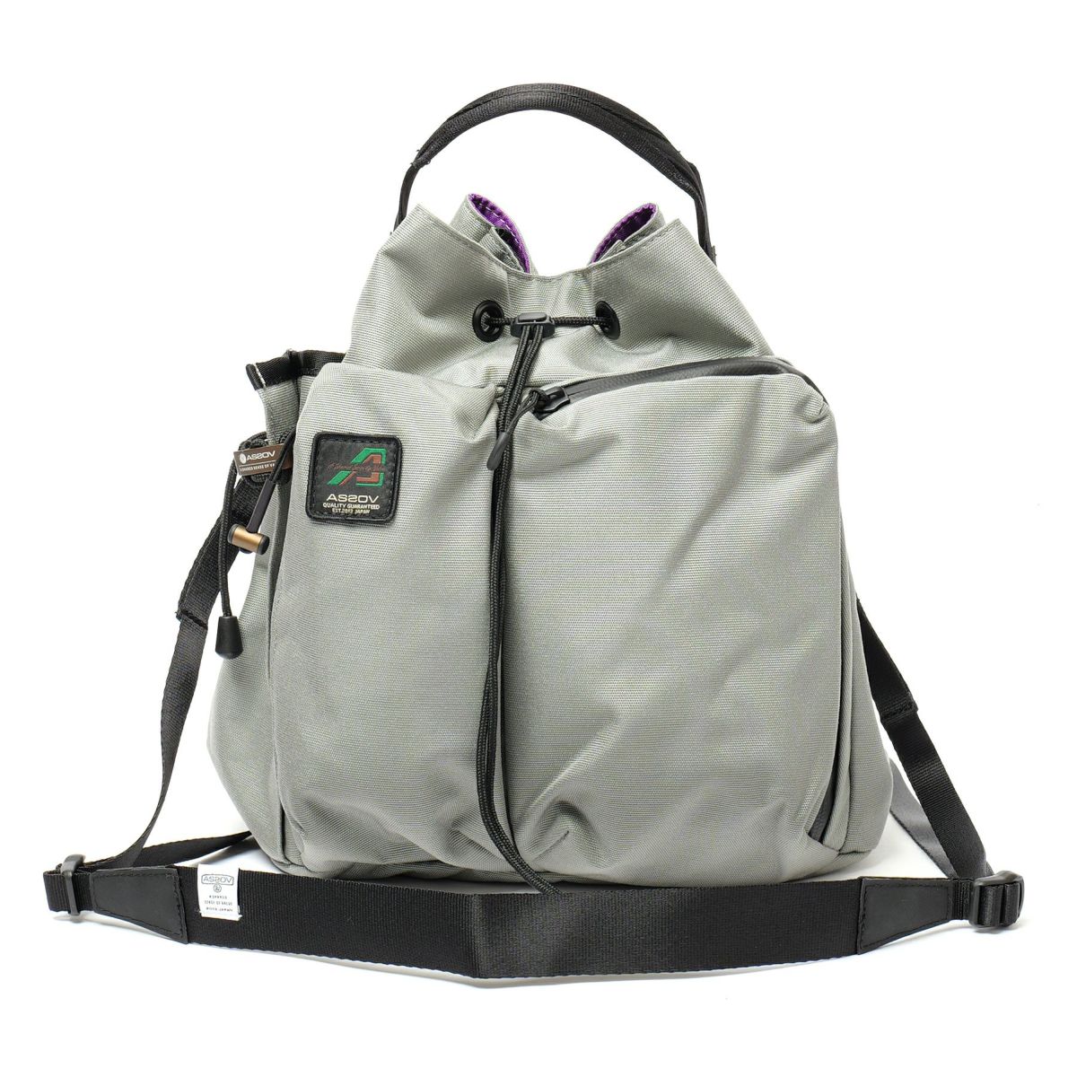 AS2OV アッソブ 330×1000D CORDURA STANDARD SERIES 330×1000D コーデュラ スタンダードシリーズ ドローストリングショルダー 152324