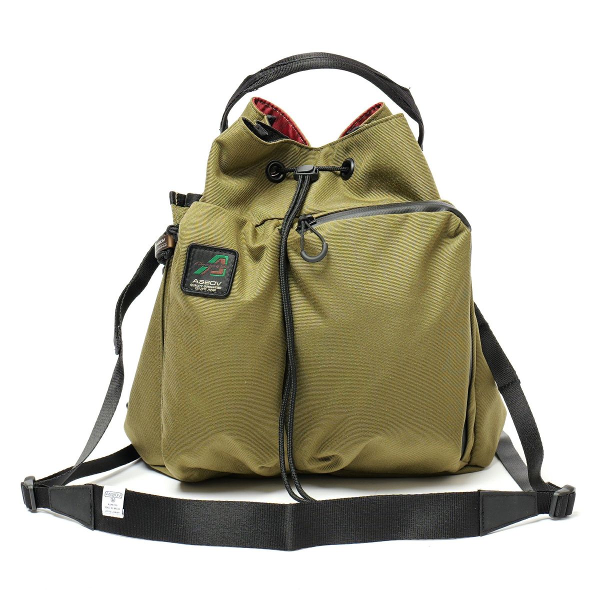 AS2OV アッソブ 330×1000D CORDURA STANDARD SERIES 330×1000D コーデュラ スタンダードシリーズ ドローストリングショルダー 152324
