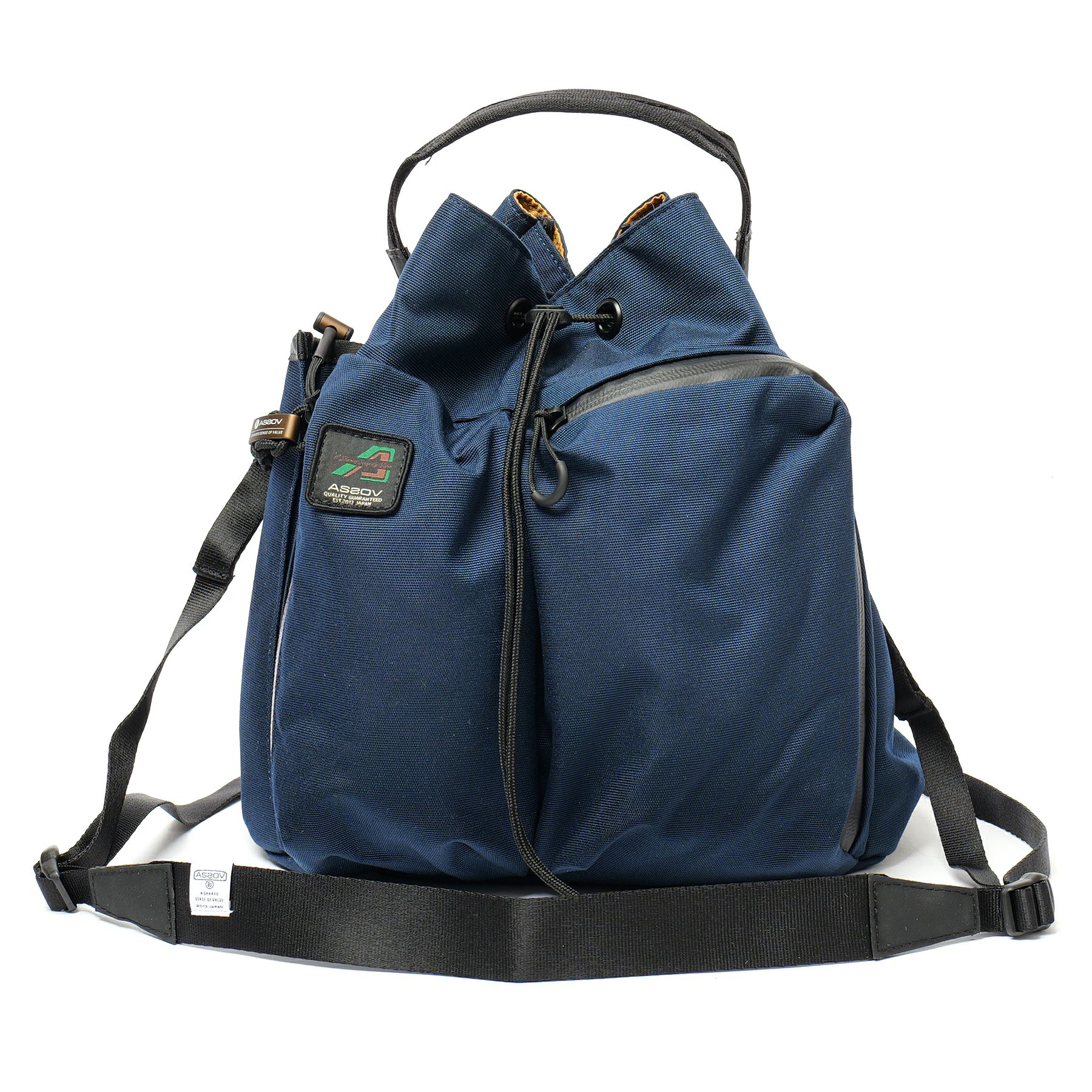 AS2OV アッソブ 330×1000D CORDURA STANDARD SERIES 330×1000D コーデュラ スタンダードシリーズ ドローストリングショルダー 152324