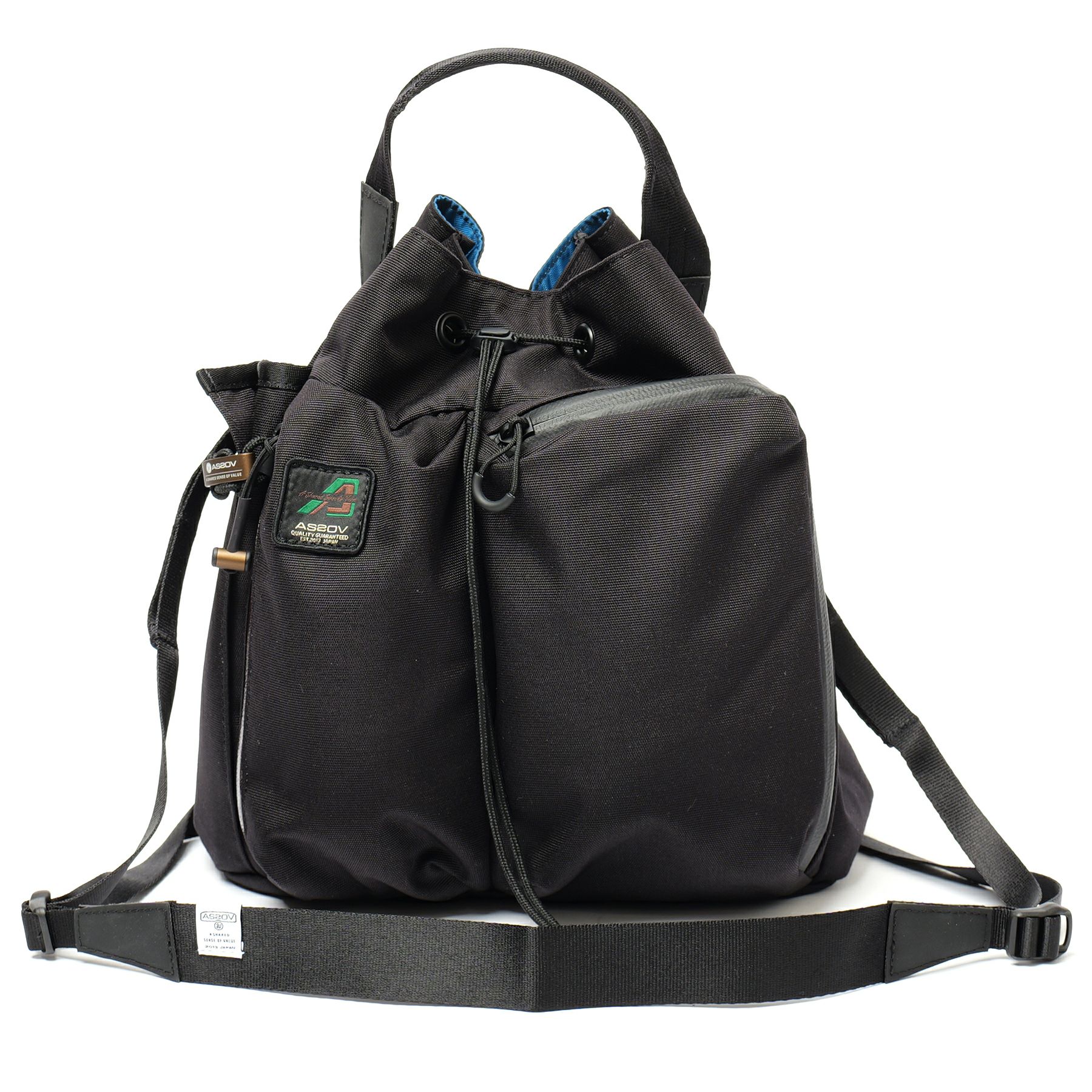 AS2OV アッソブ 330×1000D CORDURA STANDARD SERIES 330×1000D コーデュラ スタンダードシリーズ ドローストリングショルダー 152324