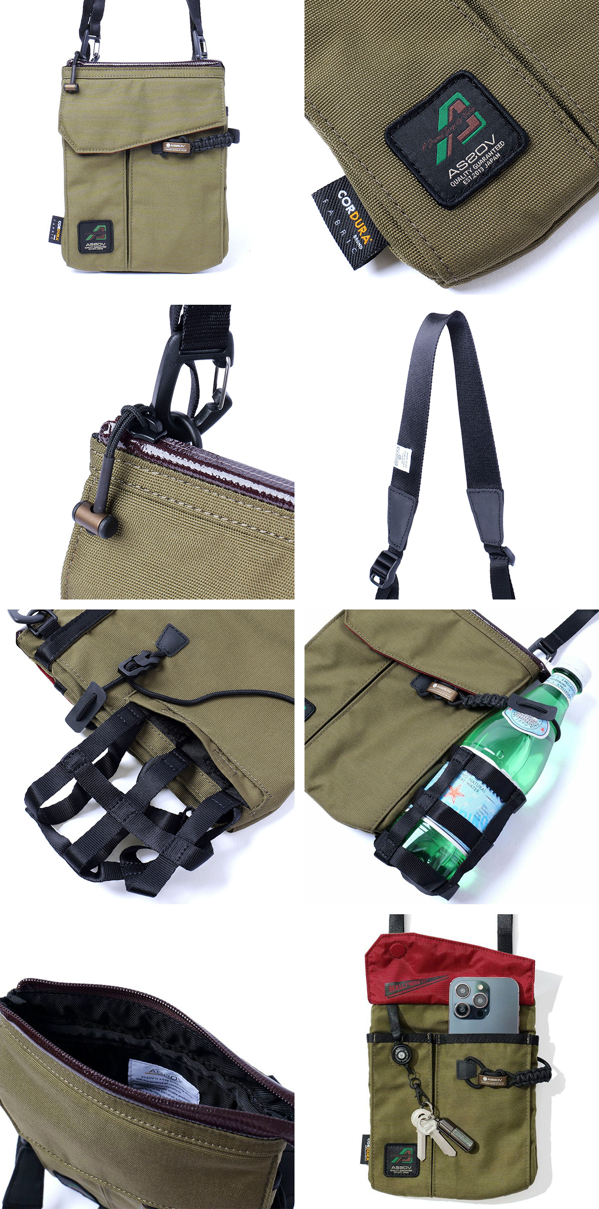 AS2OV アッソブ 330×1000D CORDURA STANDARD SERIES 330×1000D コーデュラ スタンダードシリーズ サコッシュ 152319