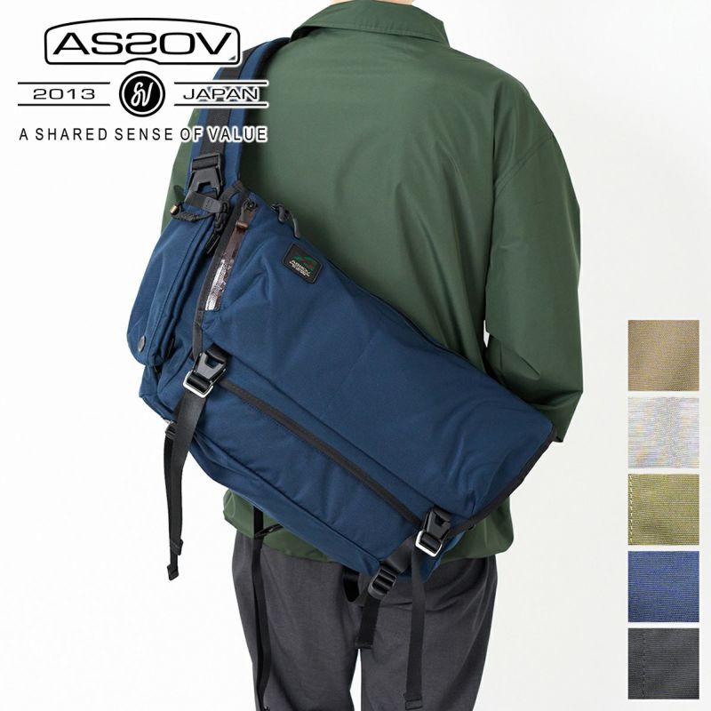 AS2OV アッソブ 330×1000D CORDURA STANDARD SERIES 330×1000D コーデュラ スタンダードシリーズ メッセンジャー 152318