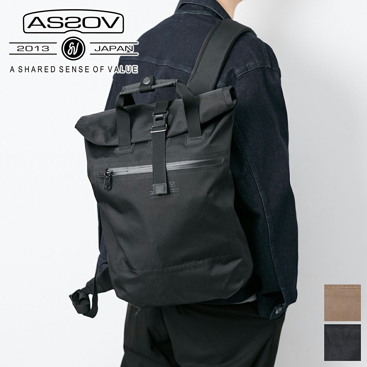 AS2OV アッソブ 3LAYER CORDURA 305D ウォータープルーフコーデュラ 305D 2WAYトートバッグ 141605