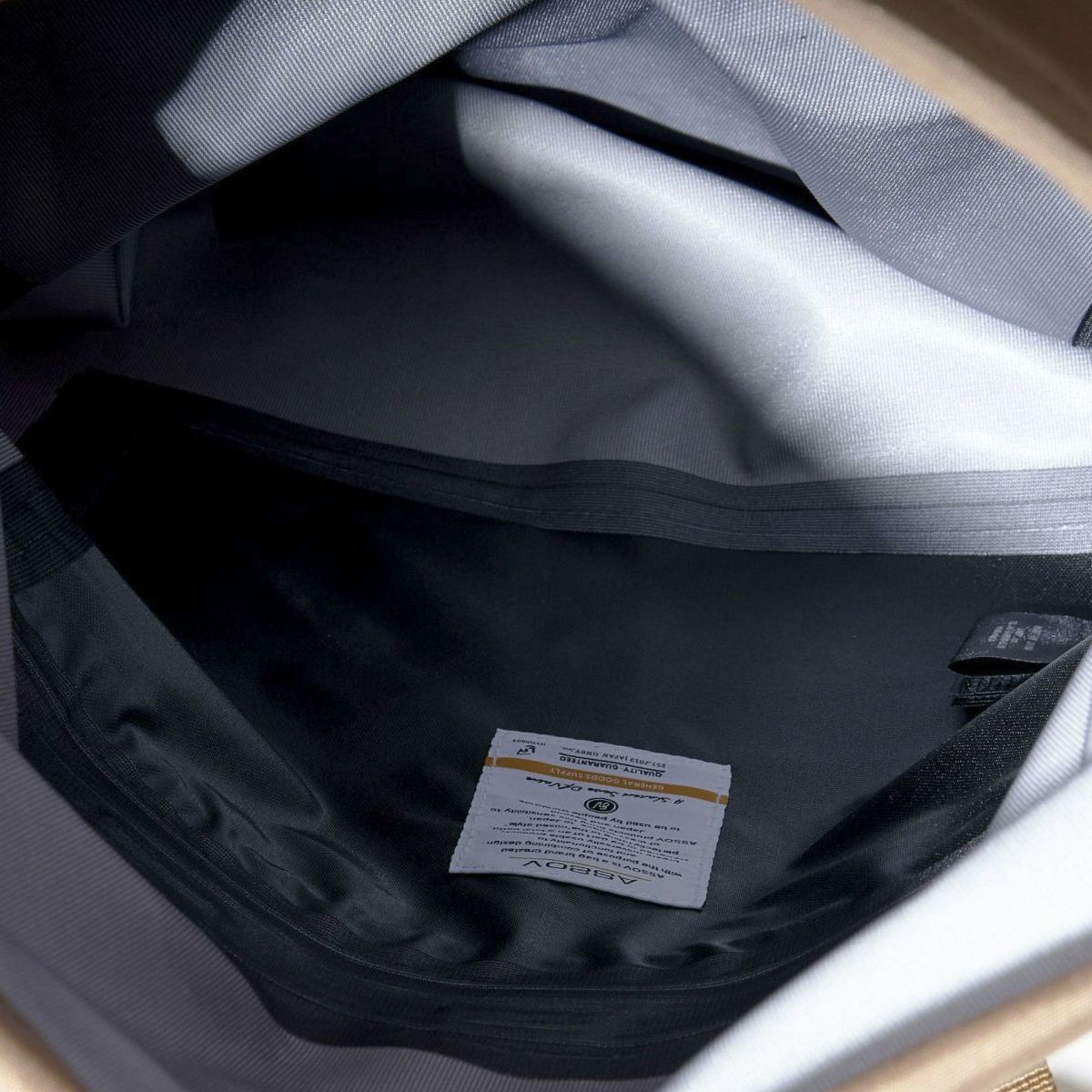 AS2OV アッソブ 3LAYER CORDURA 305D ウォータープルーフコーデュラ 305D 2WAYトートバッグ 141605