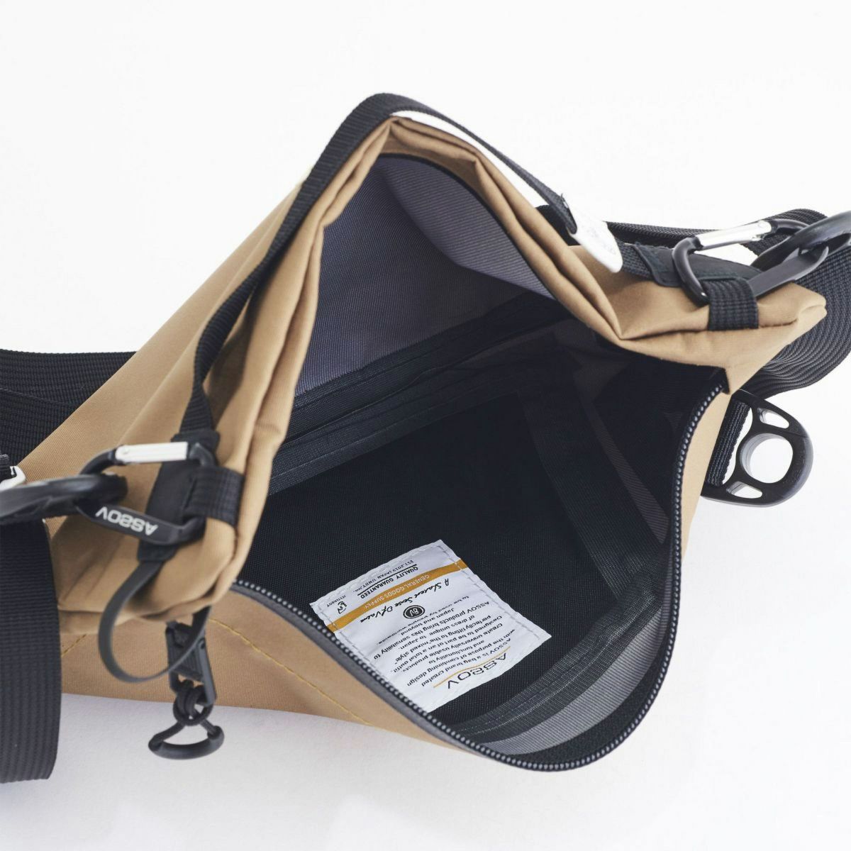 AS2OV アッソブ 3LAYER CORDURA 305D ウォータープルーフコーデュラ 305D サコッシュ 141603