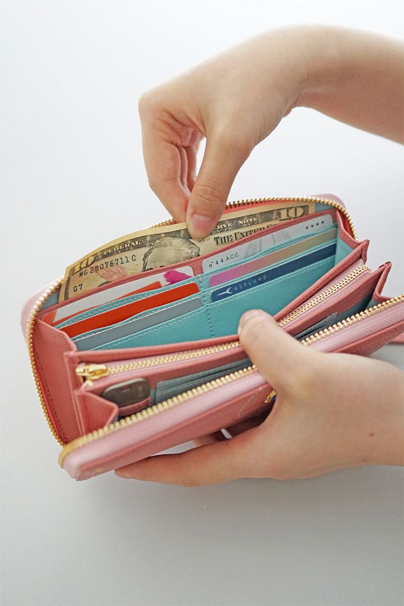 FRAME WORK フレームワーク リトス 小銭入れ付き長財布（ラウンドファスナー式 ） 0045073