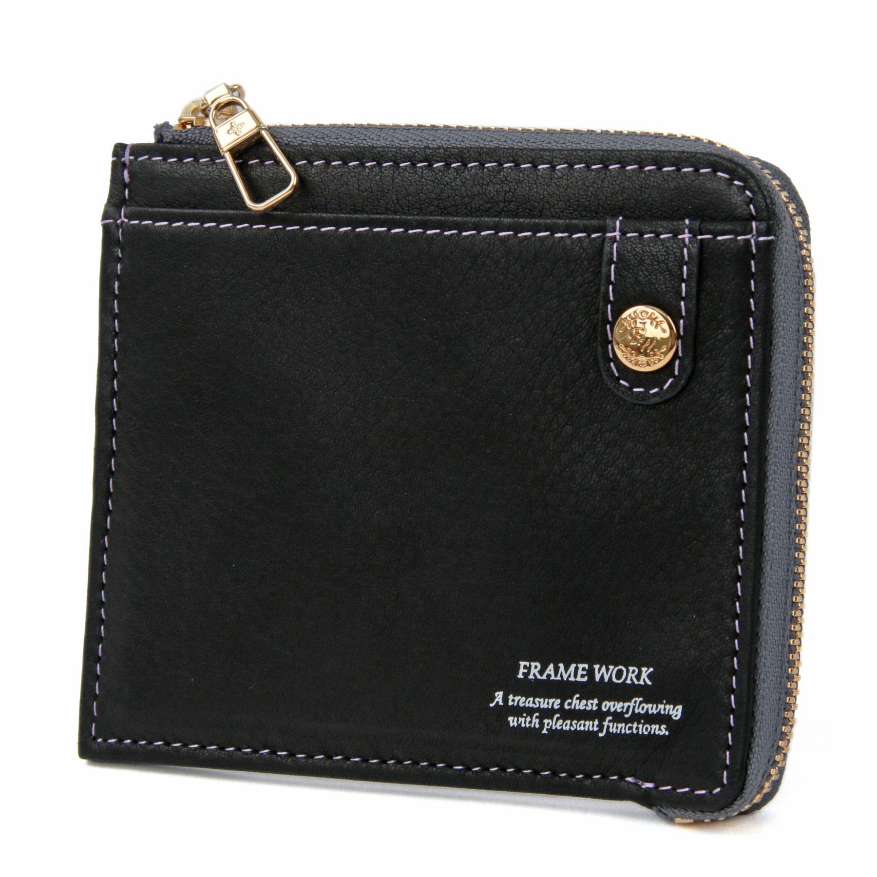 FRAME WORK フレームワーク シアー 小銭入れ付き財布 0045080