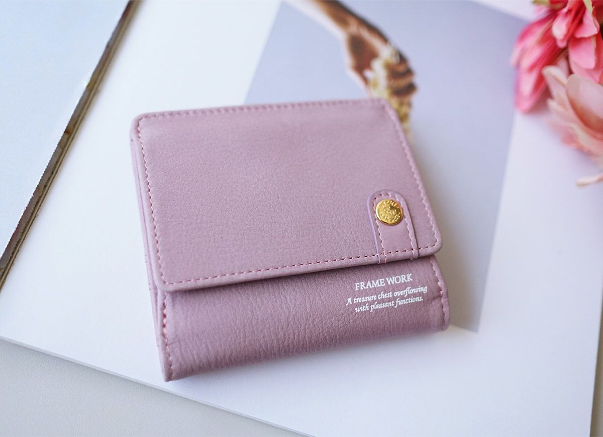 FRAME WORK フレームワーク シアー 小銭入れ付き二つ折り財布 0045081