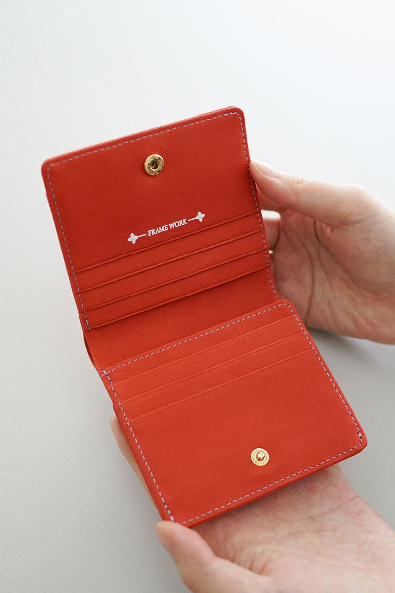 FRAME WORK フレームワーク シアー 小銭入れ付き二つ折り財布 0045081