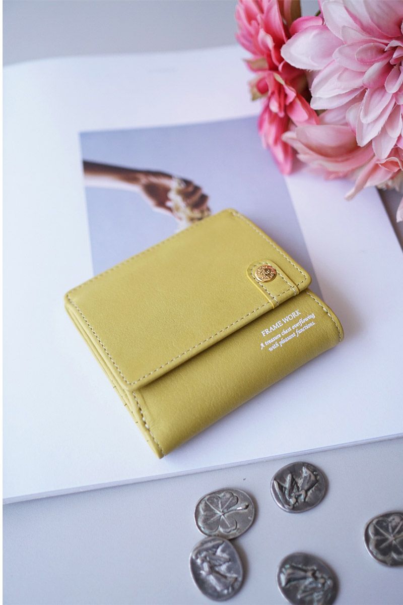 FRAME WORK フレームワーク シアー 小銭入れ付き二つ折り財布 0045081