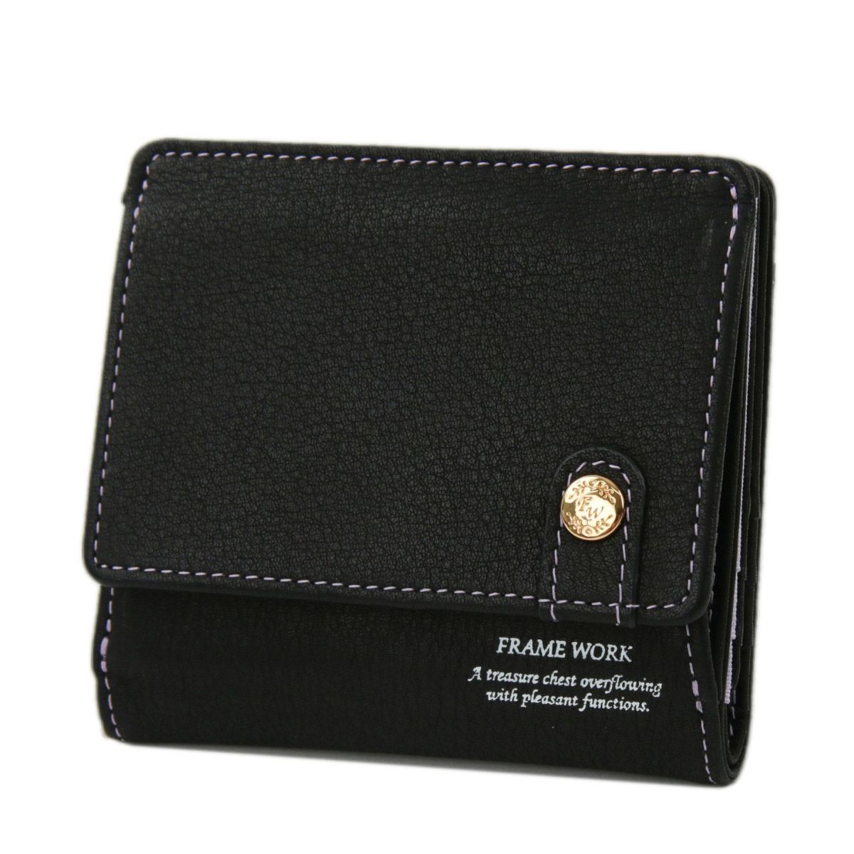 FRAME WORK フレームワーク シアー 小銭入れ付き二つ折り財布 0045081