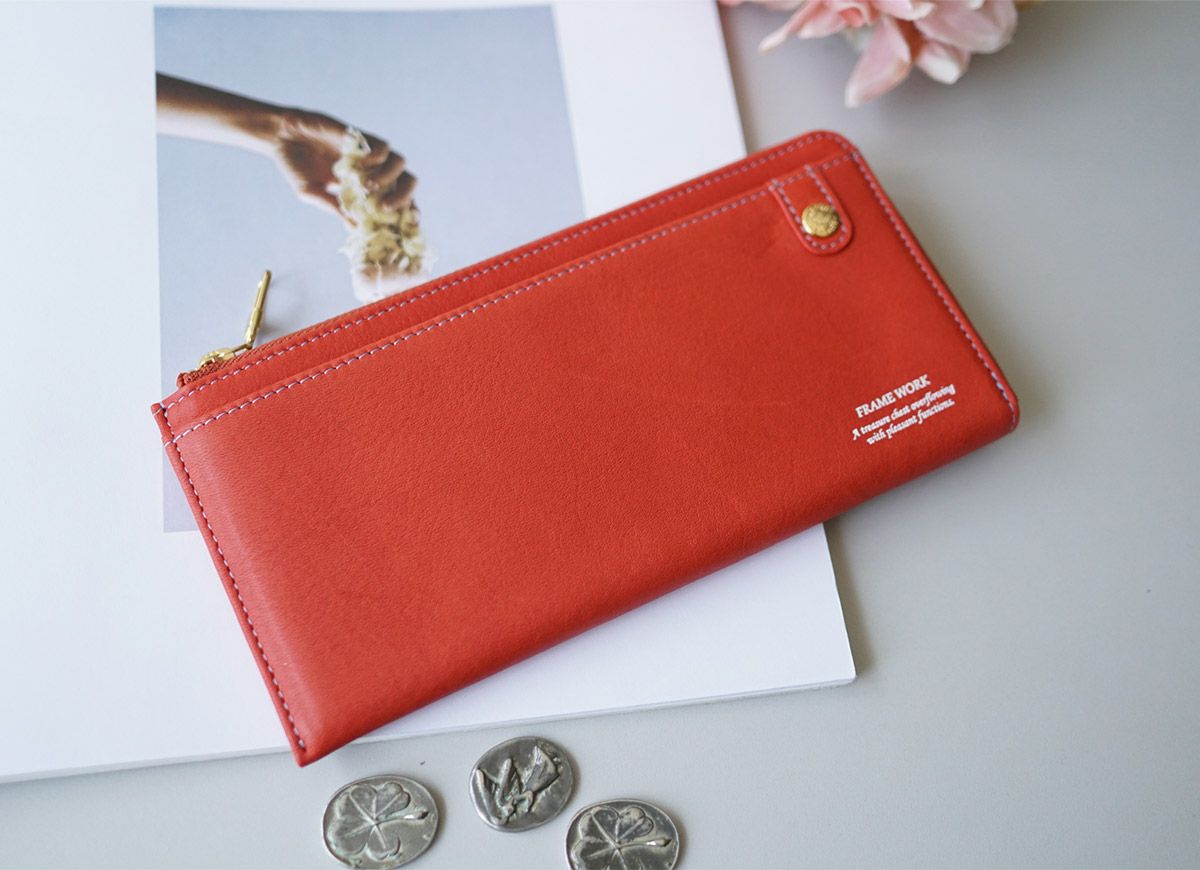 FRAME WORK フレームワーク シアー 小銭入れ付き長財布（L字ファスナー式） 0045082