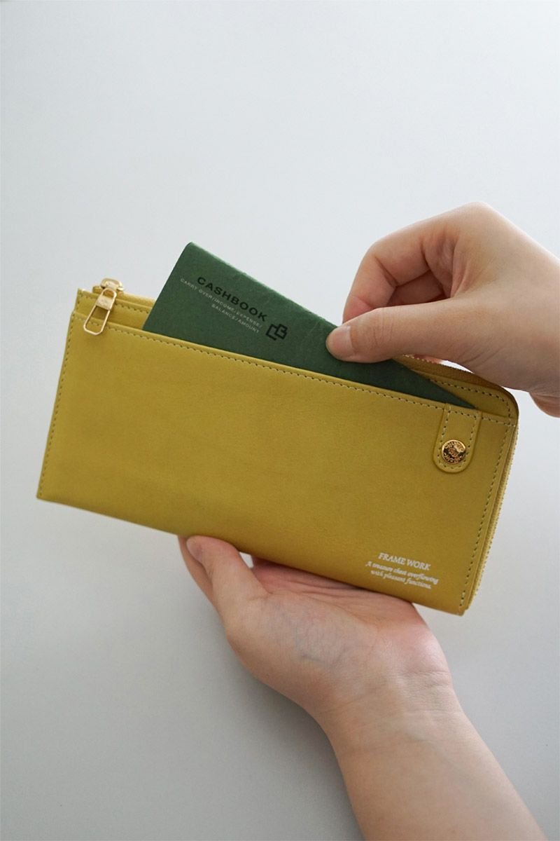 FRAME WORK フレームワーク シアー 小銭入れ付き長財布（L字ファスナー式） 0045082