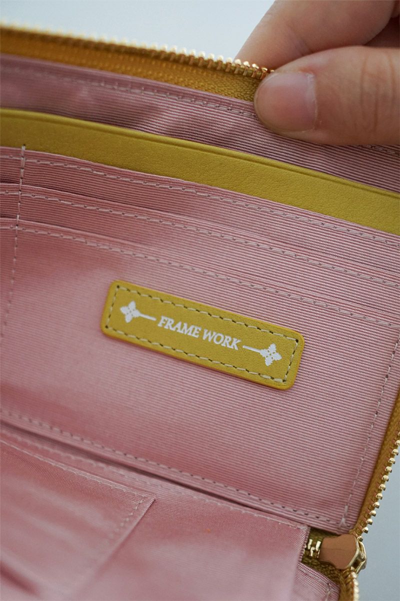 FRAME WORK フレームワーク シアー 小銭入れ付き長財布（L字ファスナー式） 0045082