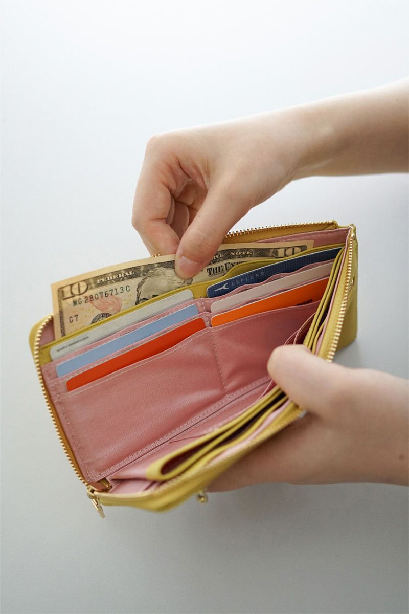 FRAME WORK フレームワーク シアー 小銭入れ付き長財布（L字ファスナー式） 0045082