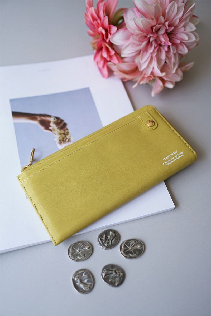 FRAME WORK フレームワーク シアー 小銭入れ付き長財布（L字ファスナー式） 0045082