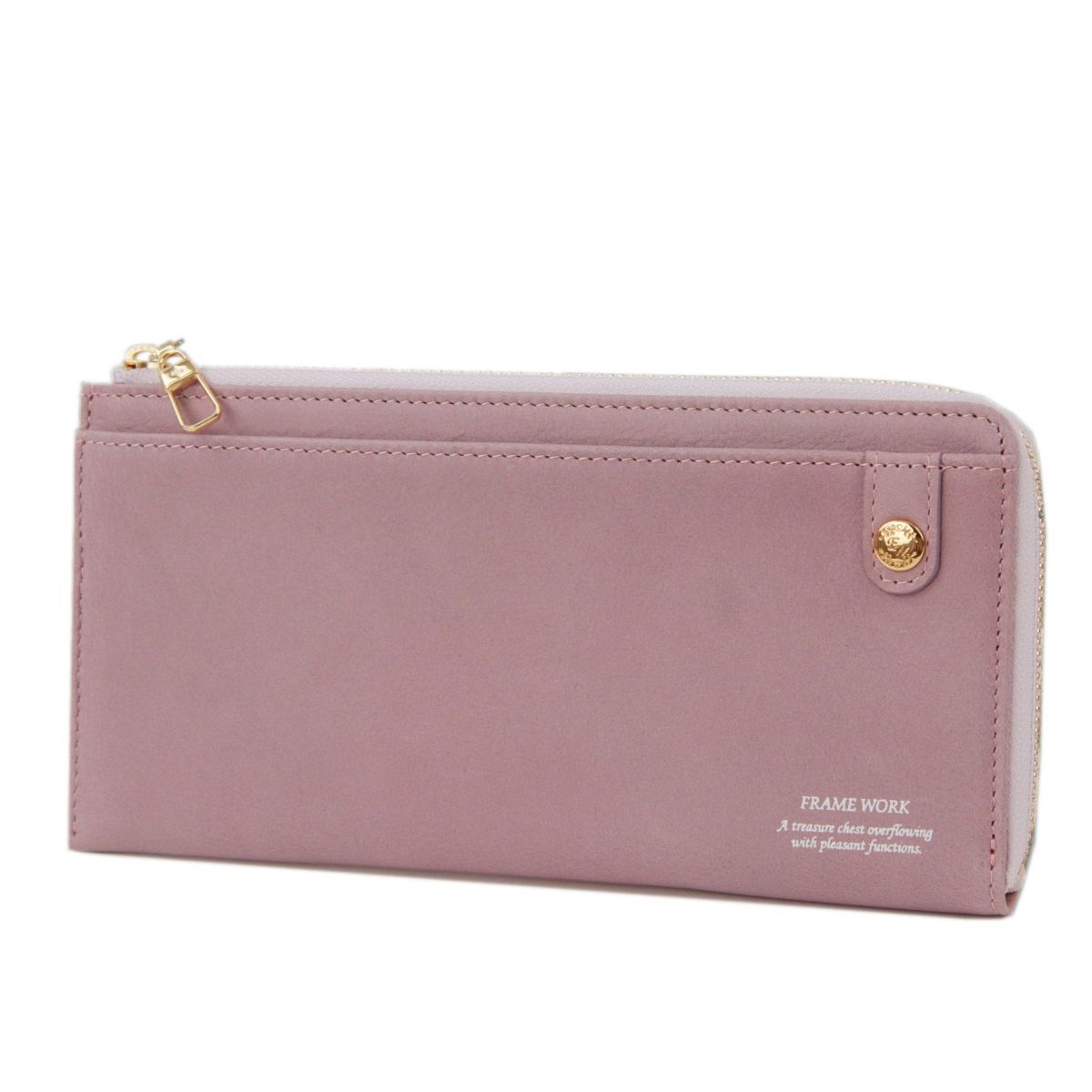FRAME WORK フレームワーク シアー 小銭入れ付き長財布（L字ファスナー式） 0045082