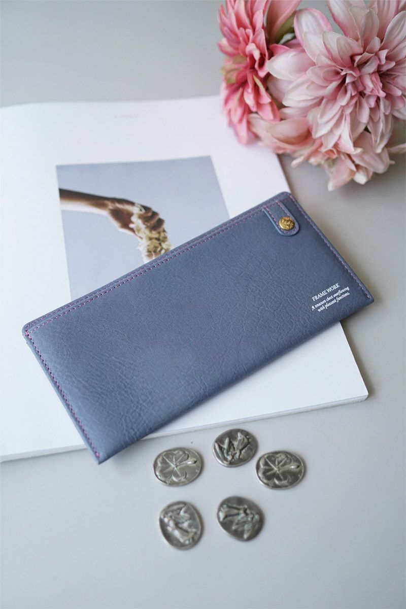 FRAME WORK フレームワーク シアー 小銭入れ付き長財布 0045083