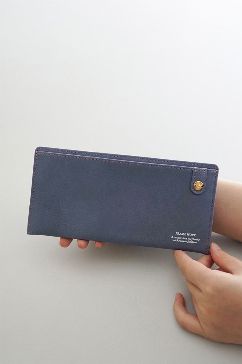 FRAME WORK フレームワーク シアー 小銭入れ付き長財布 0045083