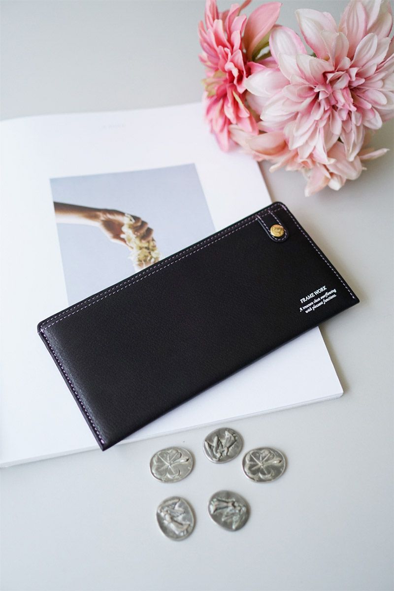 FRAME WORK フレームワーク シアー 小銭入れ付き長財布 0045083