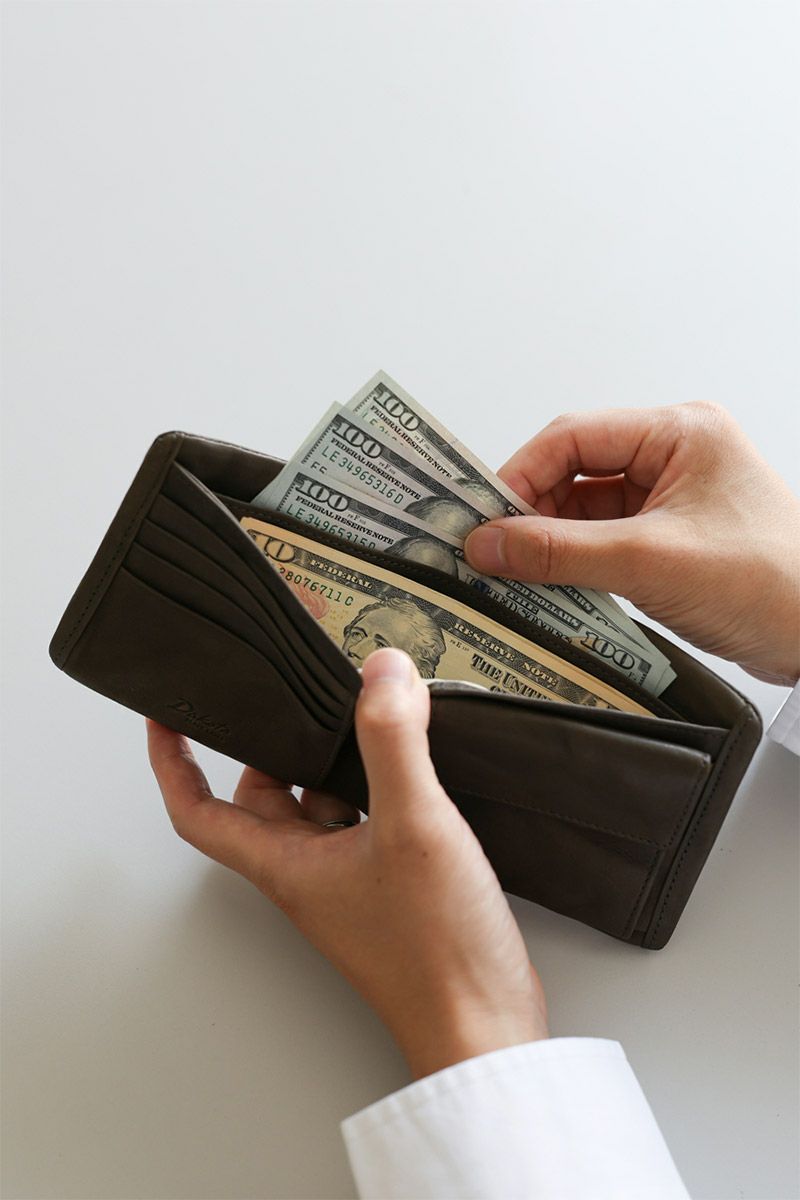 Dakota BLACK LABEL ダコタ ブラックレーベル ワンダラー 小銭入れ付き二つ折り財布 0620240