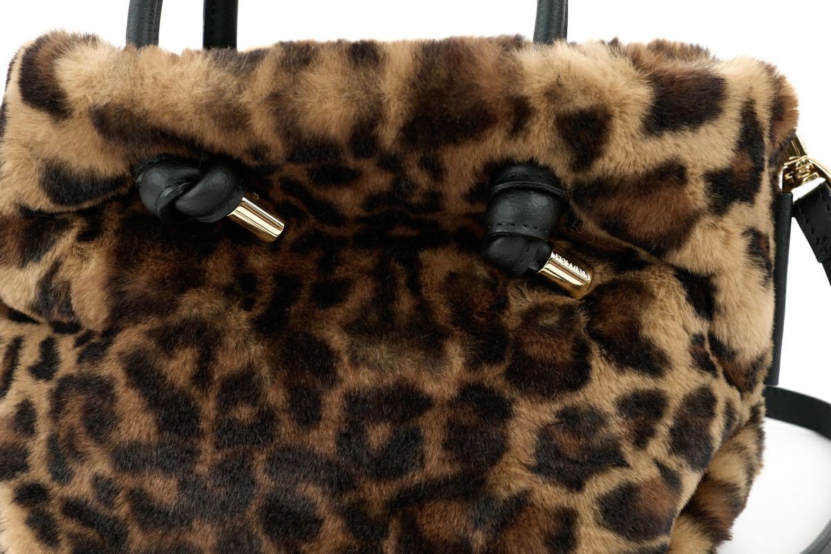 VIOLAd'ORO ヴィオラドーロ ELMO エルモ ノットハンドルトートバッグ エコファー レッキス V-8763