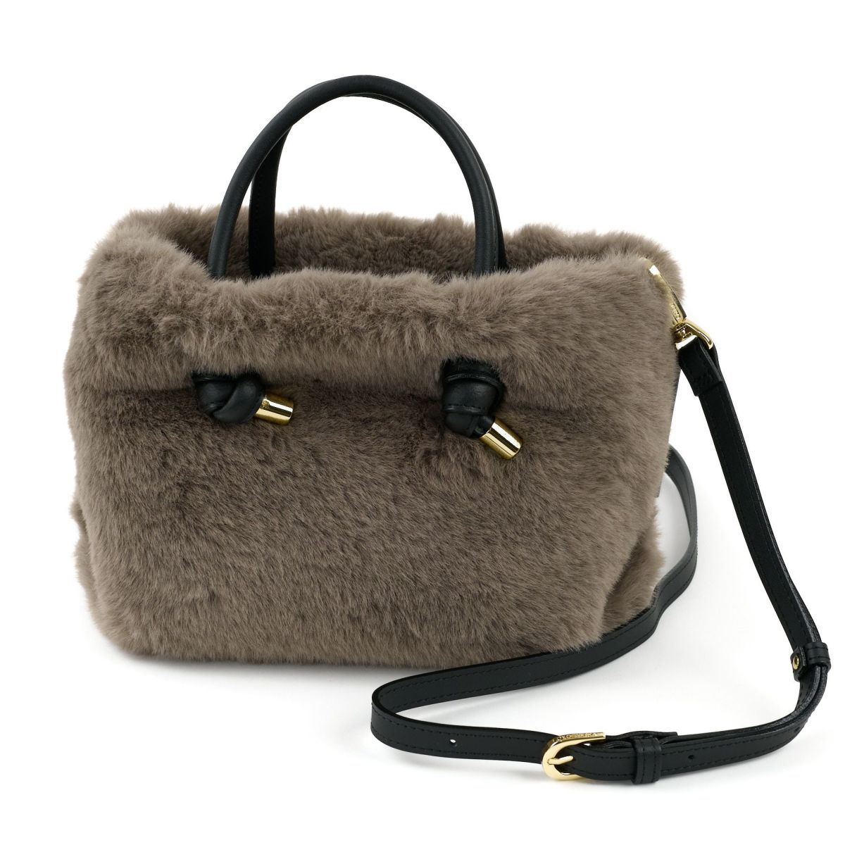 VIOLAd'ORO ヴィオラドーロ ELMO エルモ ノットハンドルトートバッグ エコファー レッキス V-8763