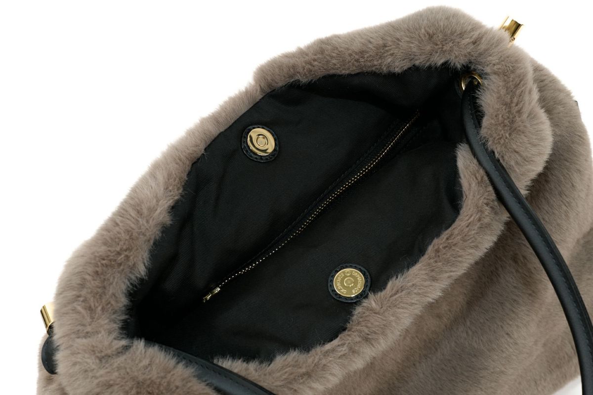 VIOLAd'ORO ヴィオラドーロ ELMO エルモ トートバッグ エコファー レッキス V-8922