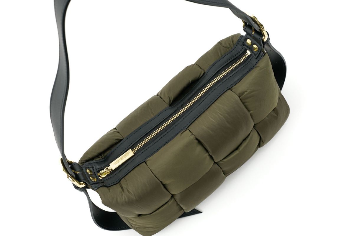 VIOLAd'ORO ヴィオラドーロ ELMO エルモ ワンショルダーバッグ ナイロンボンディングメッシュ V-8947