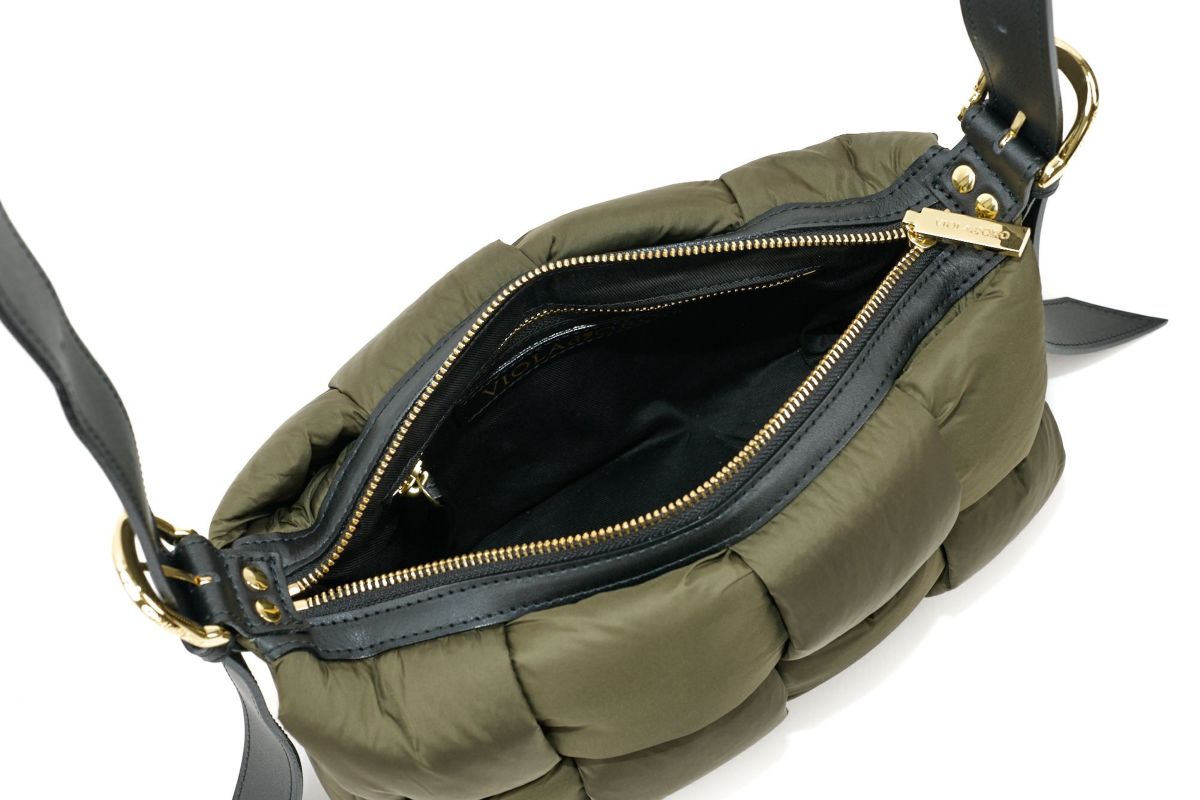 VIOLAd'ORO ヴィオラドーロ ELMO エルモ ワンショルダーバッグ ナイロンボンディングメッシュ V-8947