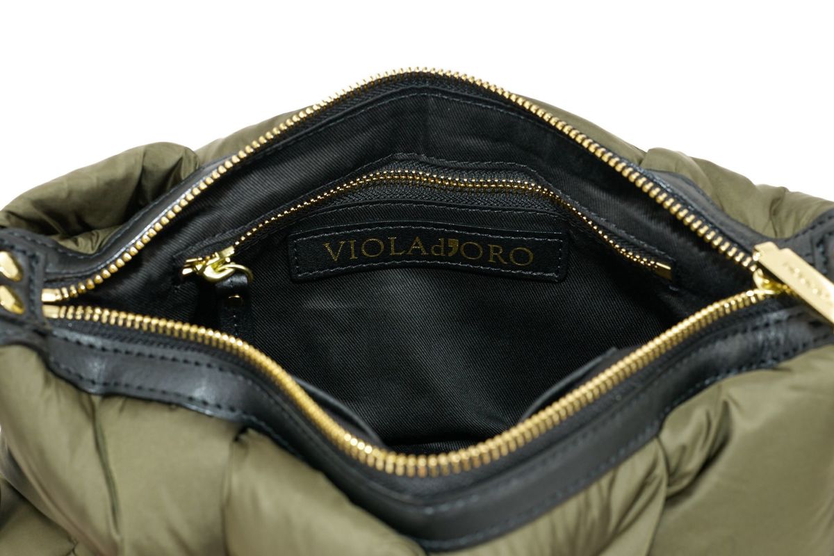 VIOLAd'ORO ヴィオラドーロ ELMO エルモ ワンショルダーバッグ ナイロンボンディングメッシュ V-8947