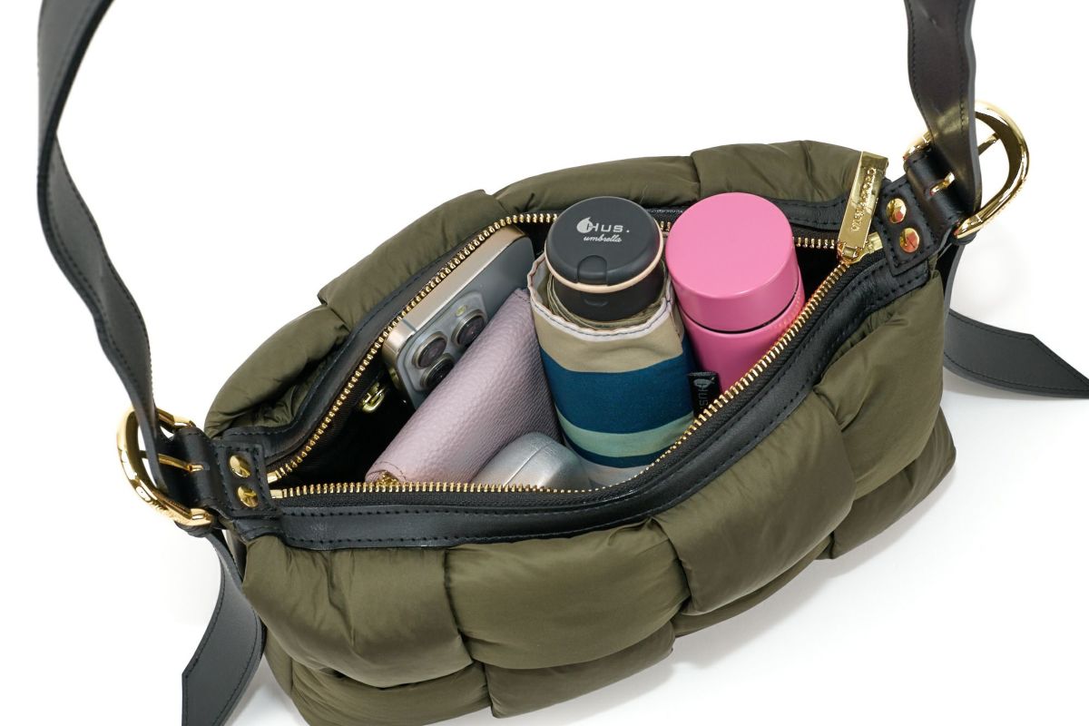 VIOLAd'ORO ヴィオラドーロ ELMO エルモ ワンショルダーバッグ ナイロンボンディングメッシュ V-8947