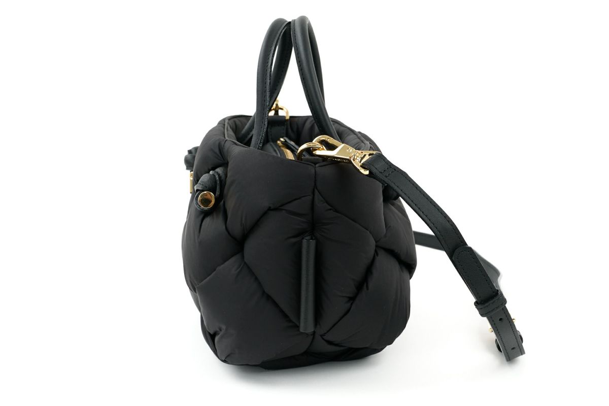 VIOLAd'ORO ヴィオラドーロ ELMO エルモ ノットハンドルトートバッグ ナイロンボンディングメッシュ V-8948