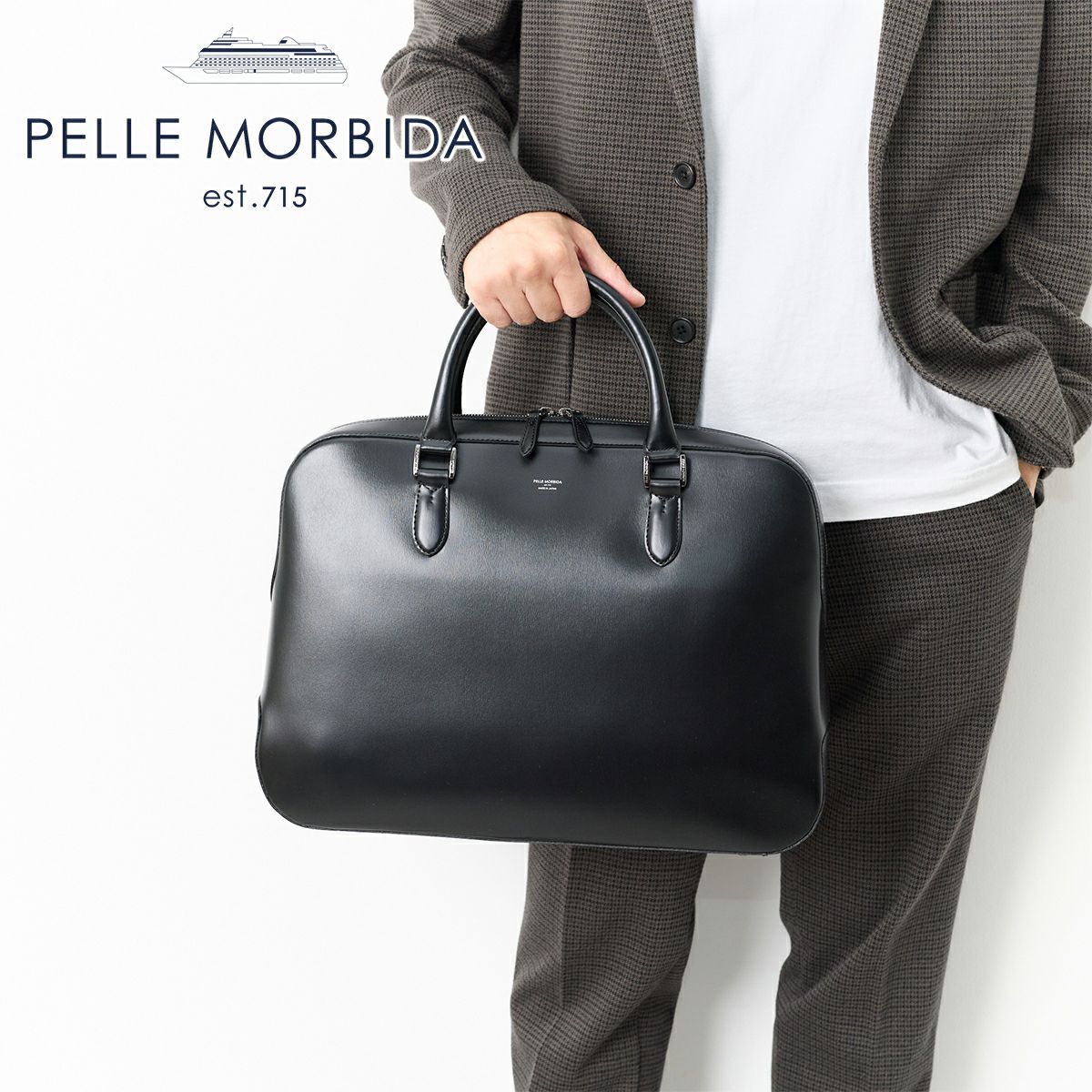 PELLE MORBIDA ペッレモルビダ Capitano キャピターノ ブリーフバッグ 1室タイプ PMO-CA401
