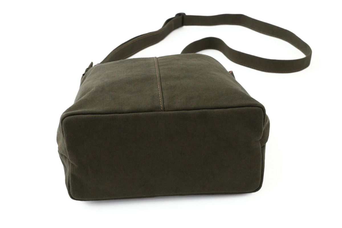 BAGGY PORT バギーポート 黒さび染め帆布 ショルダーバッグ GRN-9604