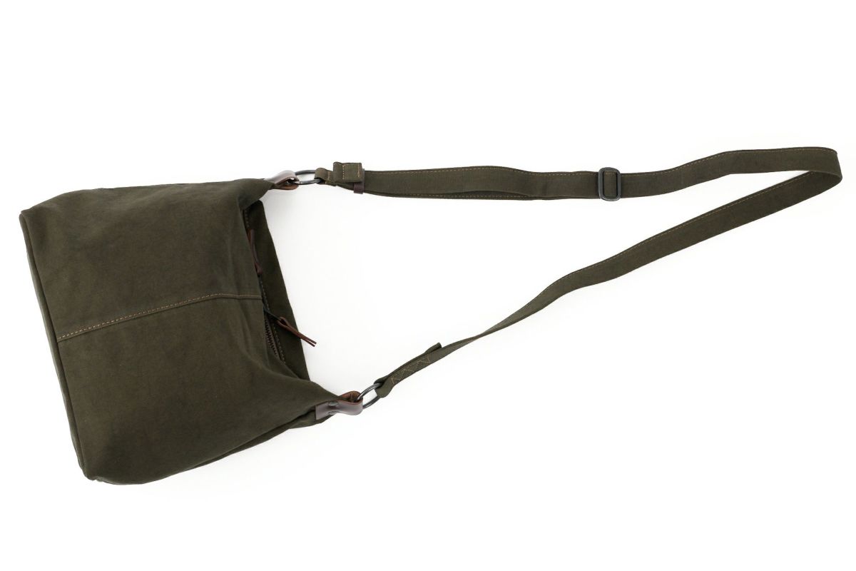 BAGGY PORT バギーポート 黒さび染め帆布 ショルダーバッグ GRN-9604