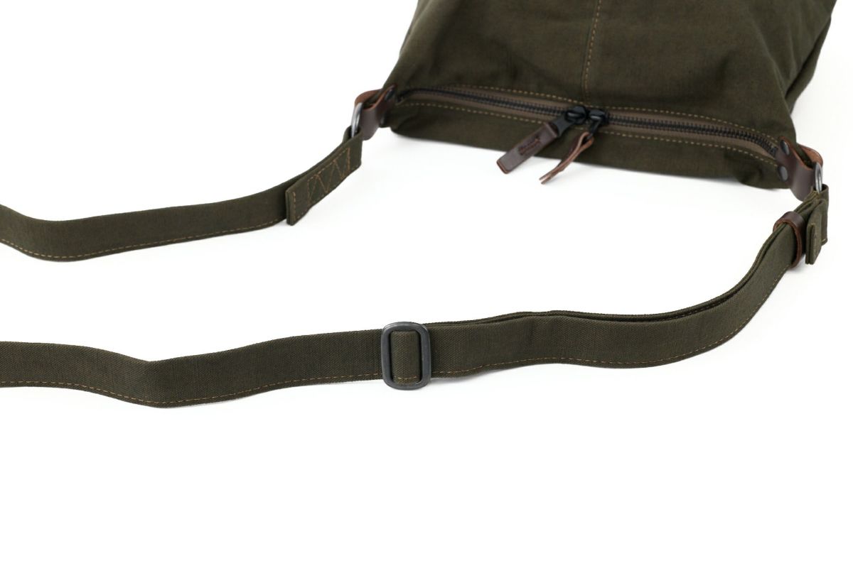 BAGGY PORT バギーポート 黒さび染め帆布 ショルダーバッグ GRN-9604