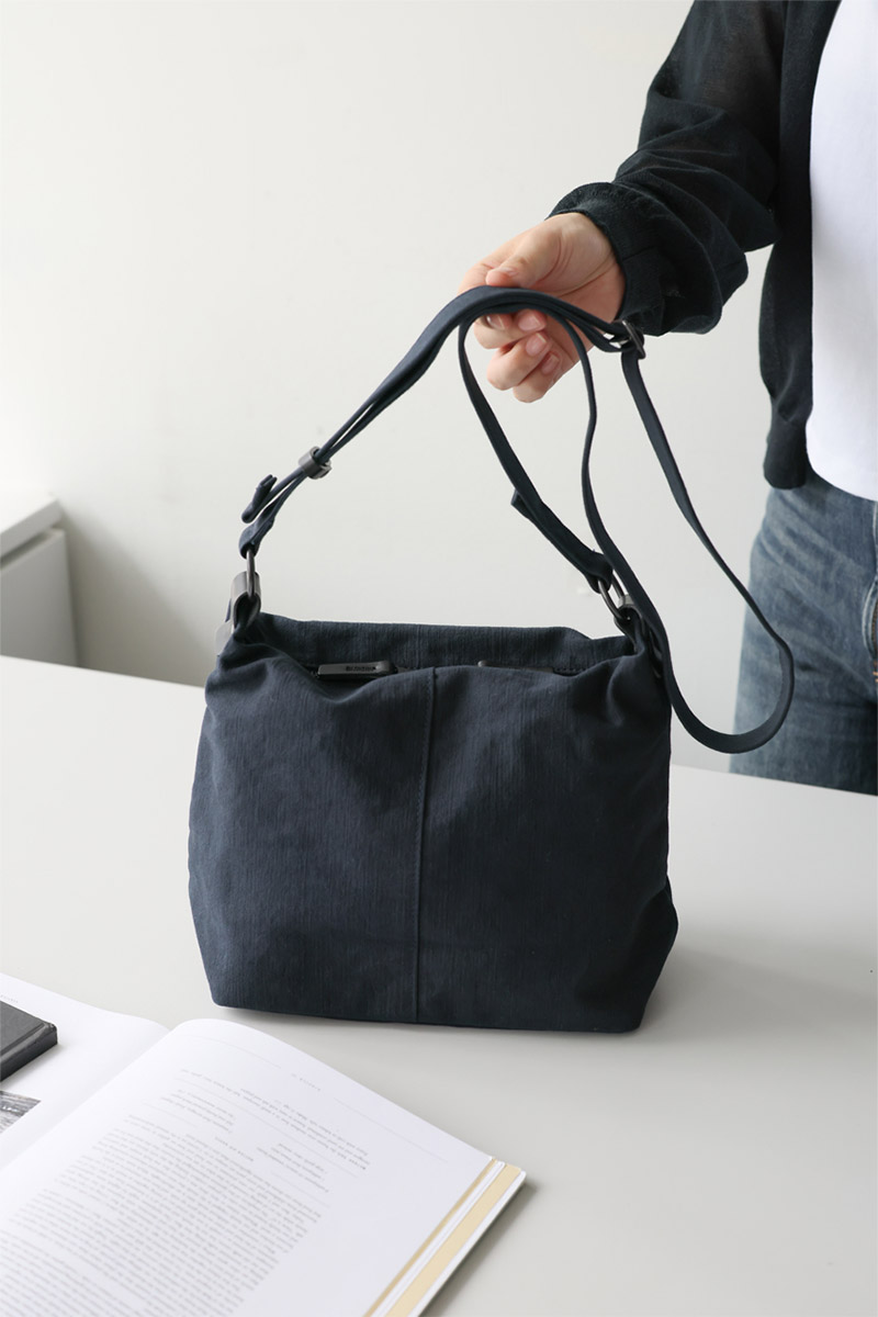 BAGGY PORT バギーポート 黒さび染め帆布 ショルダーバッグ GRN-9604