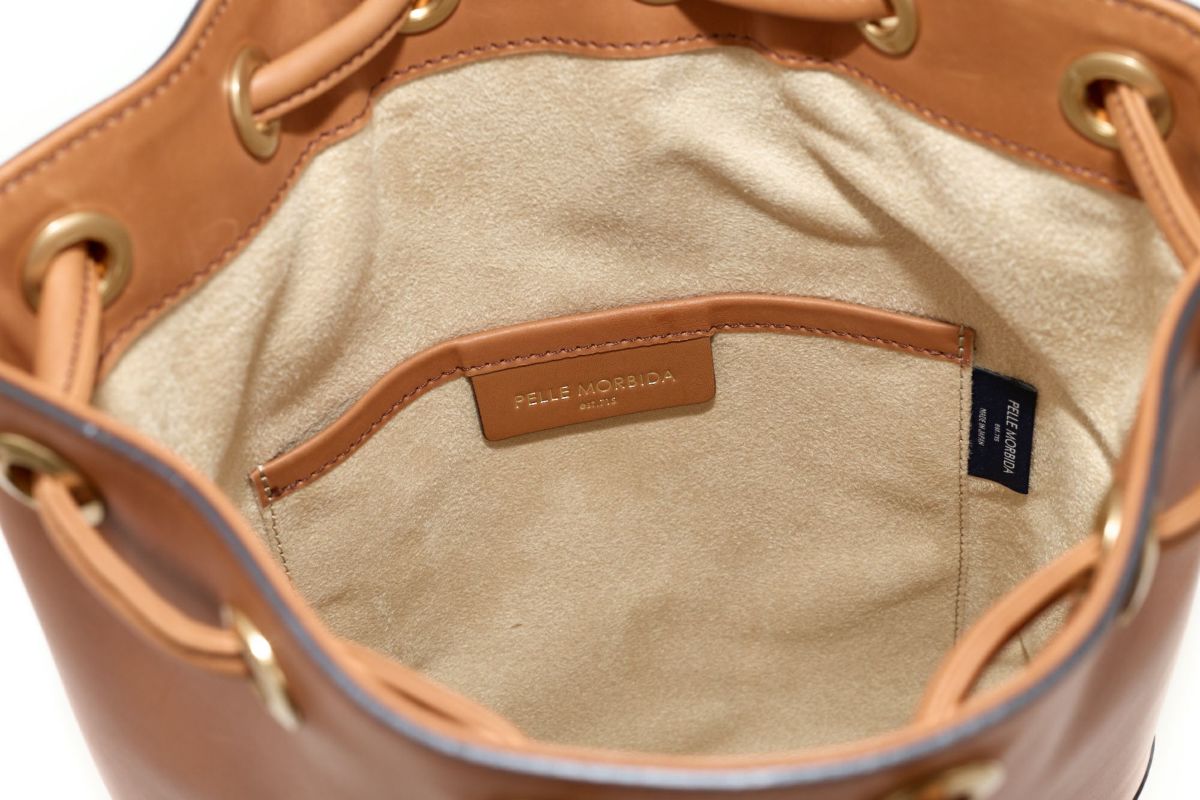 PELLE MORBIDA ペッレモルビダ FIRENZE フィレンツェ 巾着バッグ PMO-MB080FI