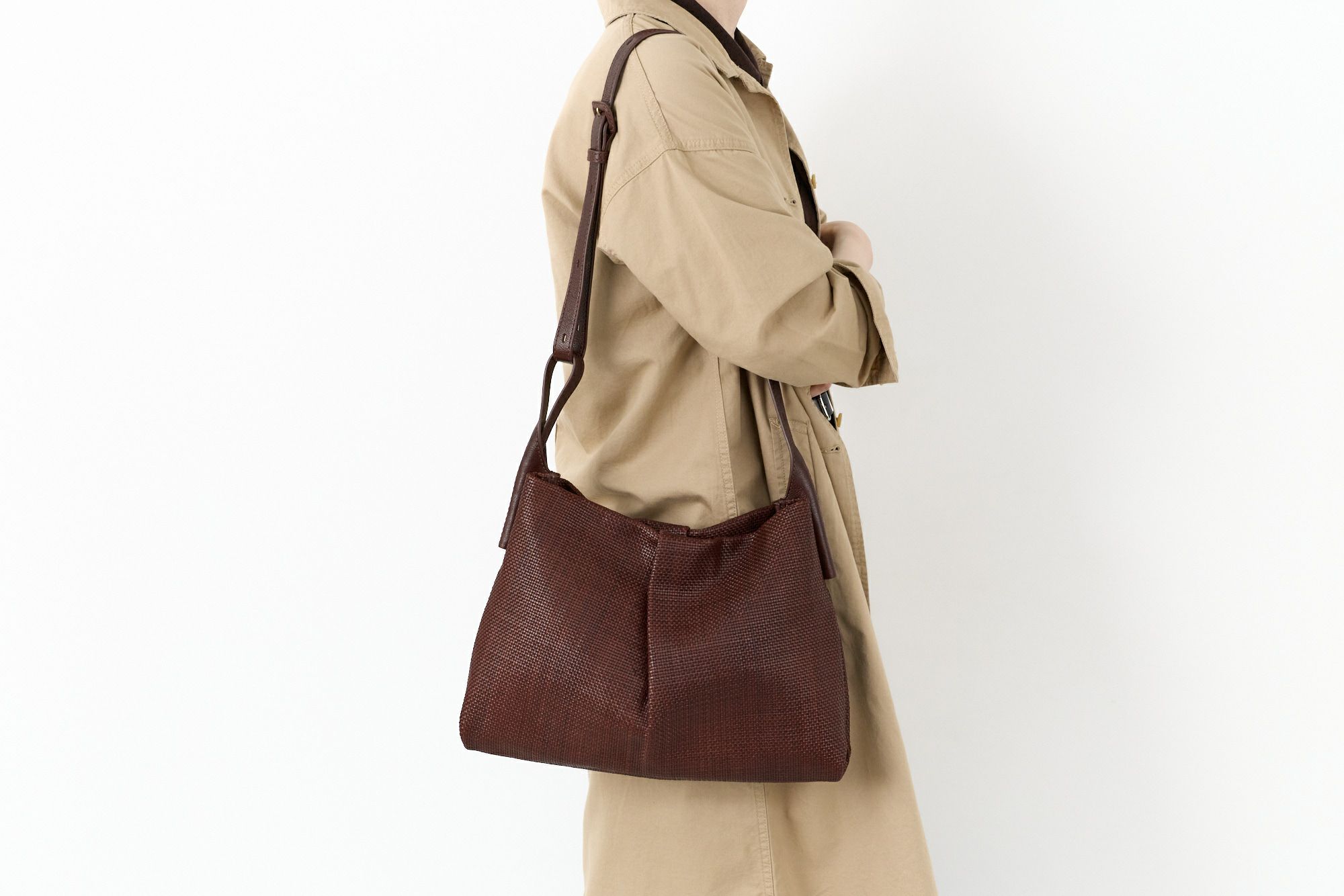 genten ゲンテン Pelle tessile ペッレ テッシル ショルダーバッグ 44559