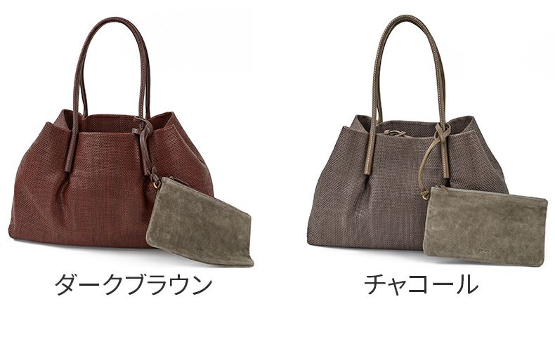 genten ゲンテン Pelle tessile ペッレ テッシル トートバッグ 44558