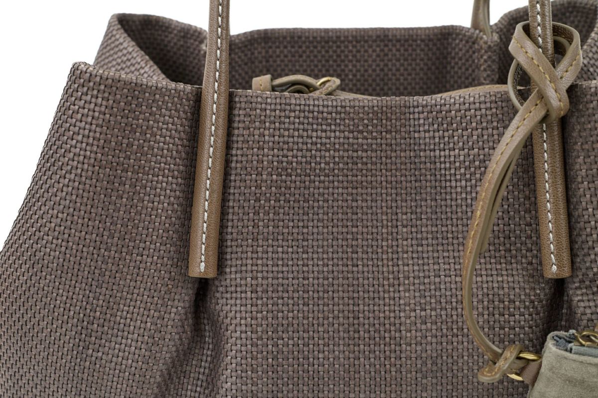 genten ゲンテン Pelle tessile ペッレ テッシル トートバッグ 44558