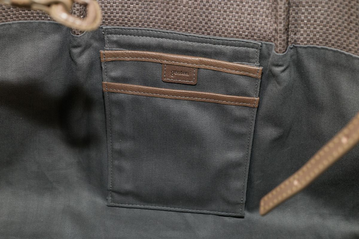 genten ゲンテン Pelle tessile ペッレ テッシル トートバッグ 44558