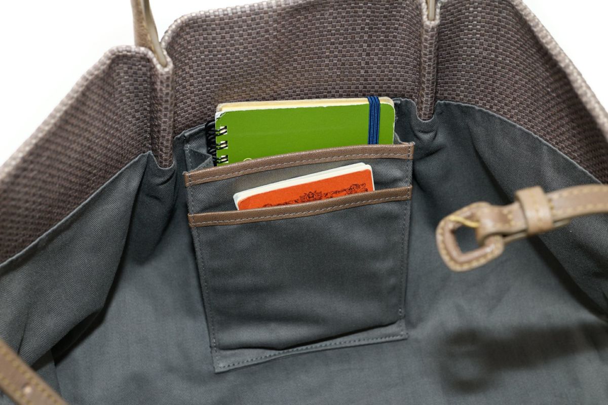 genten ゲンテン Pelle tessile ペッレ テッシル トートバッグ 44558