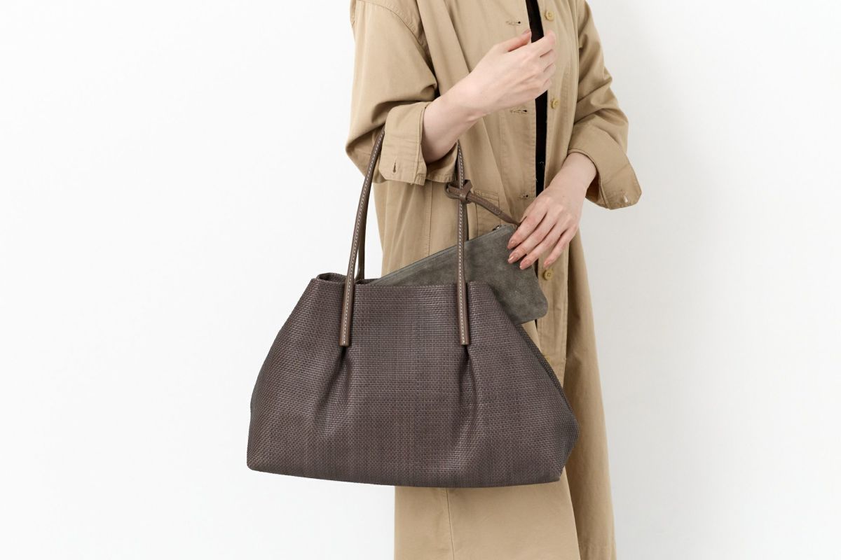 genten ゲンテン Pelle tessile ペッレ テッシル トートバッグ 44558