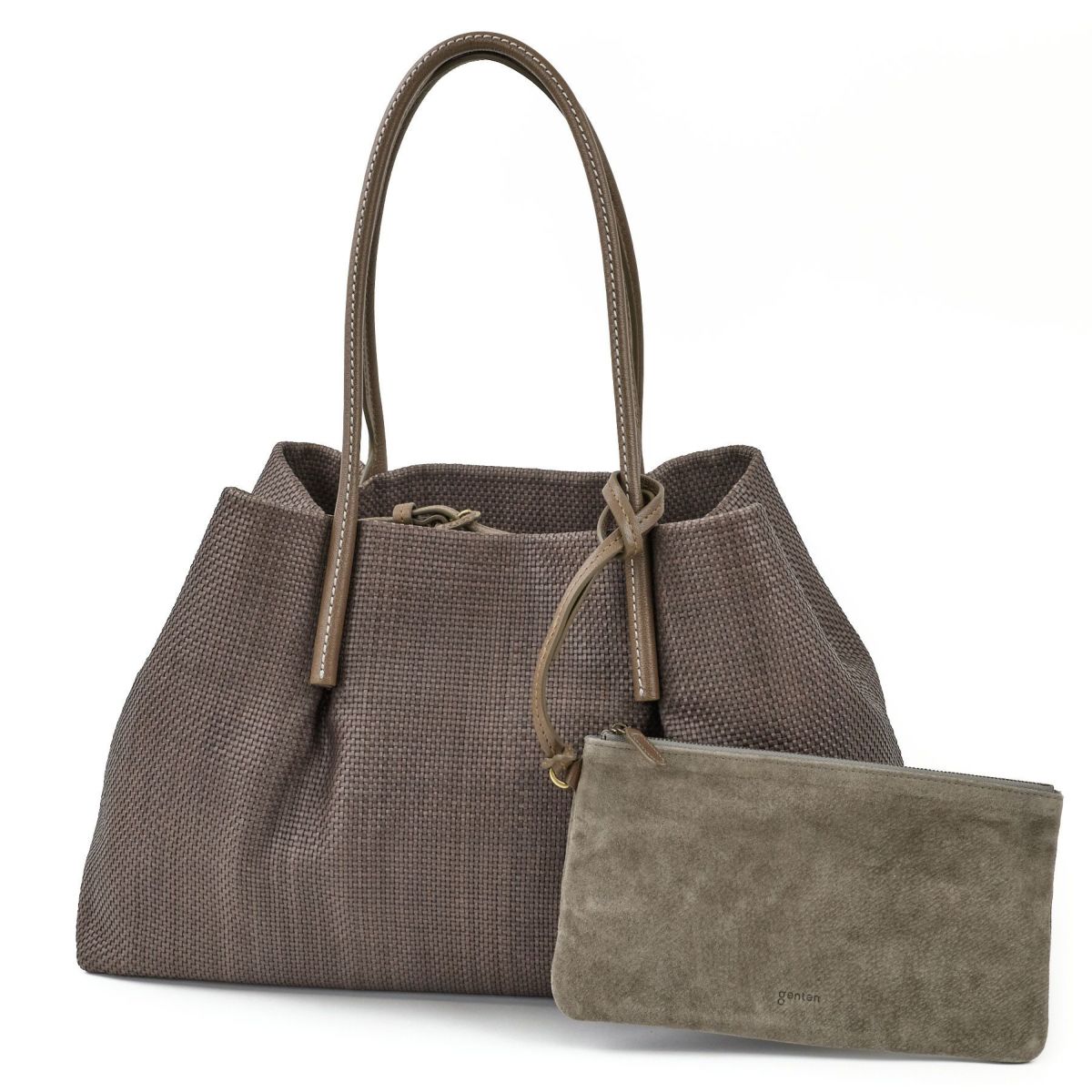 genten ゲンテン Pelle tessile ペッレ テッシル トートバッグ 44558