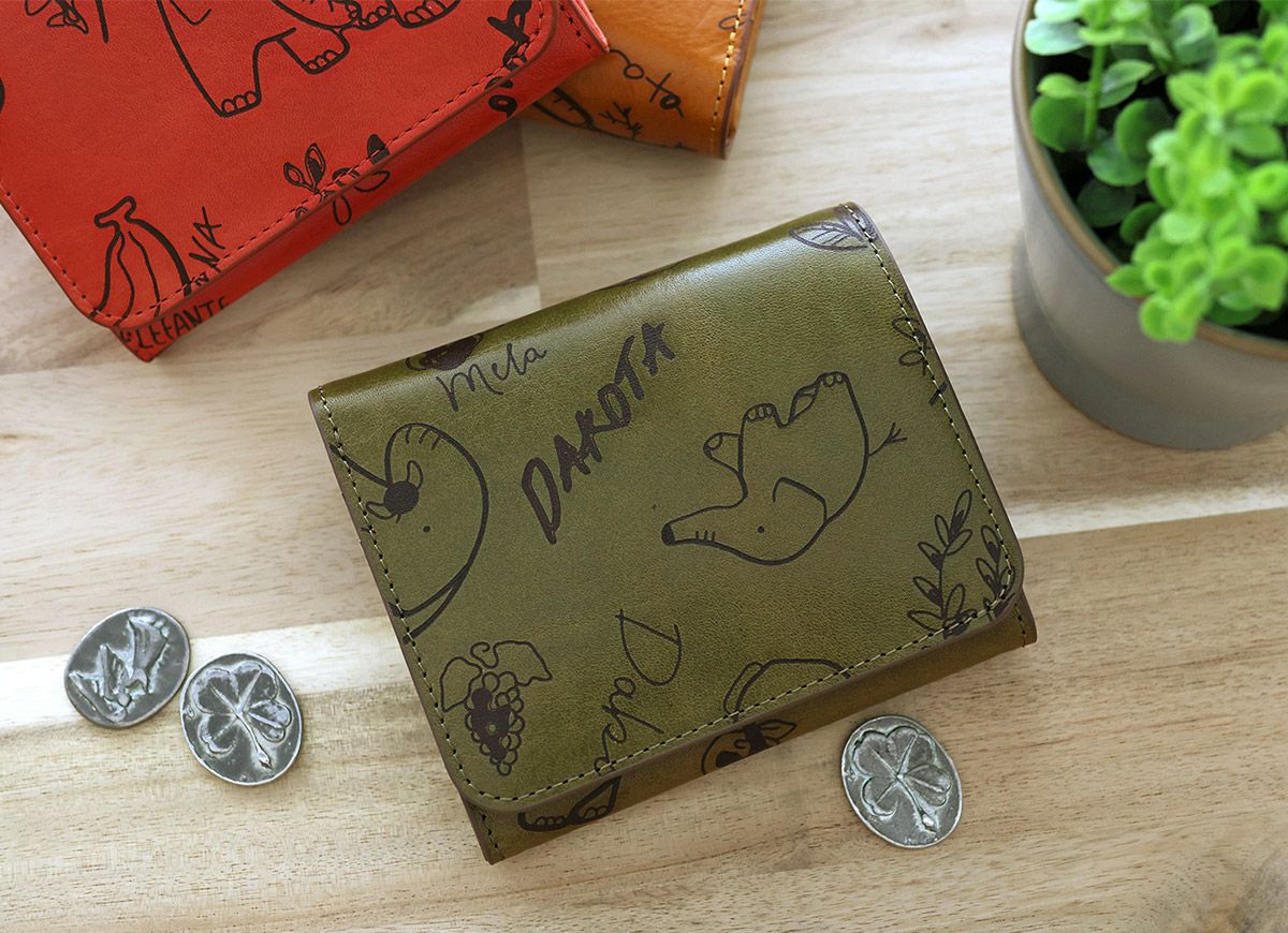 Dakota ダコタ エレファンテ 小銭入れ付き二つ折り財布 0031780