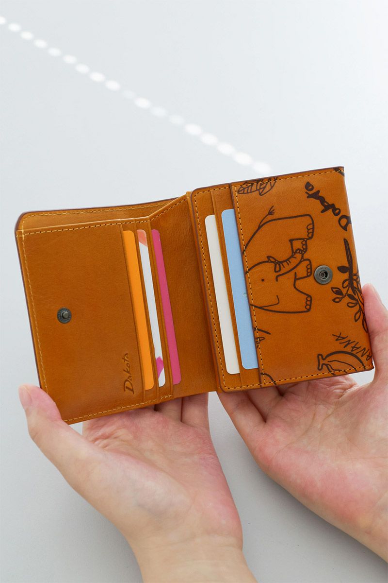 Dakota ダコタ エレファンテ 小銭入れ付き二つ折り財布 0031780